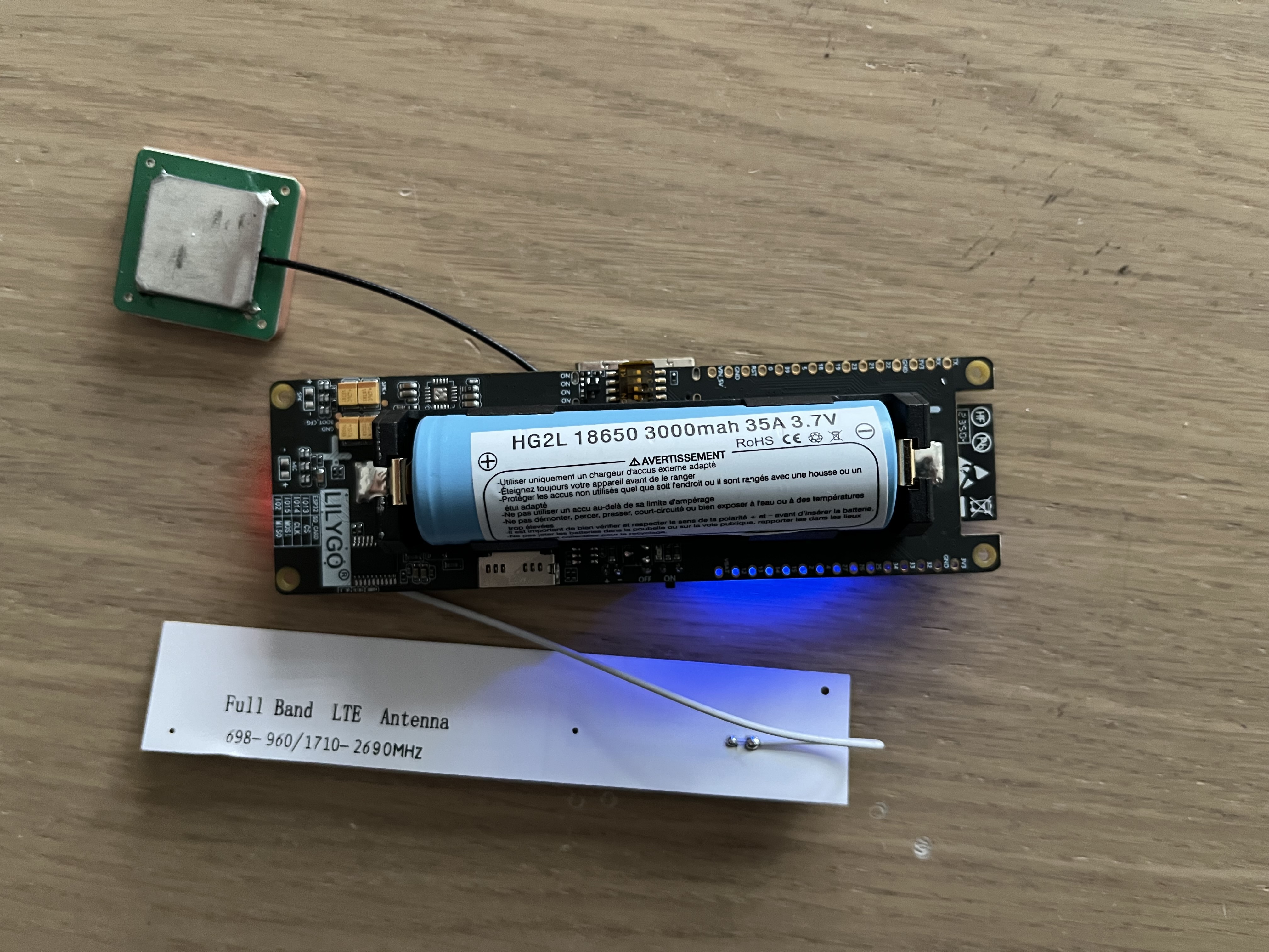 Battery side